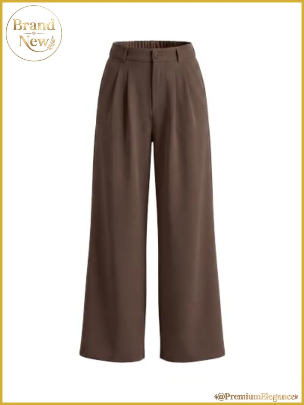 High Waisted Wide Leg Dress Pants Pleated Business Casual Trousers Office